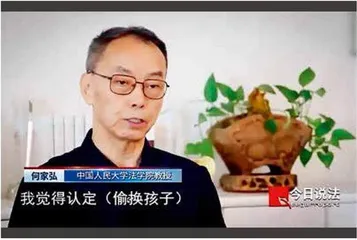 何家弘,“斜杠”法学家3