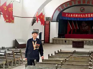 老兵吴桃柄,11岁去延安保卫毛主席4