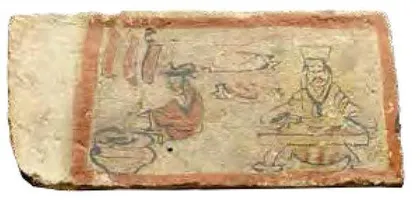 河西画像砖,拼一幅魏晋桃花源4