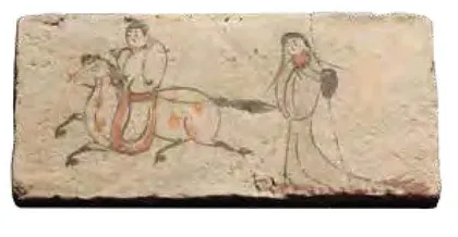 河西画像砖,拼一幅魏晋桃花源5