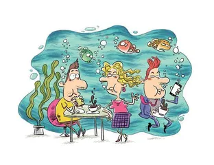咖啡间的闲聊