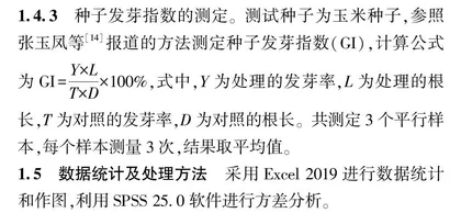 微生物菌剂对玉米秸秆堆腐发酵过程的影响