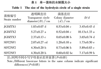 耐低温降解纤维素菌株的筛选及复合菌系构建