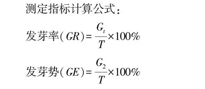芽孢杆菌对菜心种子萌发及幼苗生长的影响
