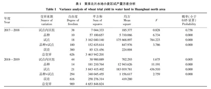 国审小麦新品种石麦30丰产性和适应性分析