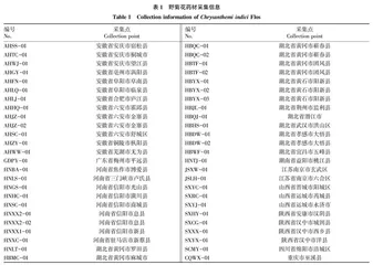 不同产地野菊花味觉分析及蒙花苷分布规律