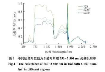 茶树叶片铅含量与茶树叶片光谱反射率相关性研究