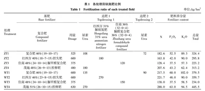 新型肥料对双季稻农艺性状及经济效益的影响