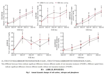 樟子松成熟林年生长对土壤碳·氮·磷变化的影响