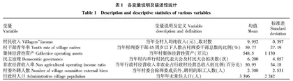 农村基层干部青年化对提升村民收入的影响