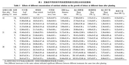 不同浓度营养液对生菜产量及品质的影响