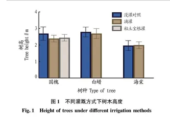 天津市绿化树木生长及健康状况对不同节水灌溉模式的响应