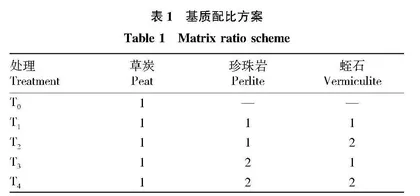 不同基质配比对鱼腥草生长和品质的影响