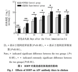 桦褐孔菌口服佐剂对禽类疫苗的体液免疫增强作用研究