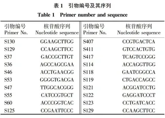 重庆养殖中华鳖群体遗传多样性的RAPD分析