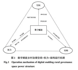数字赋能乡村治理运行机制探索