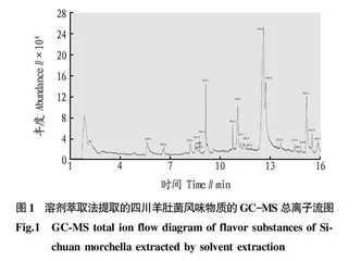 不同产地羊肚菌风味物质研究