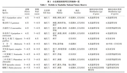 黑龙江小北湖国家级自然保护区兰科植物多样性及保护研究
