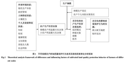 南方红壤区农户耕地质量保护行为影响因素研究