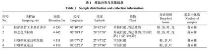 西藏4种杜鹃属植物内生真菌群落组成及多样性分析