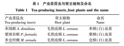 赤水虫茶的研究进展