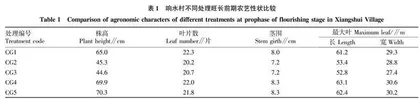 不同促根剂对烤烟生长发育和产质量的影响
