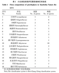 黑龙江小北湖国家级自然保护区蕨类植物区系研究