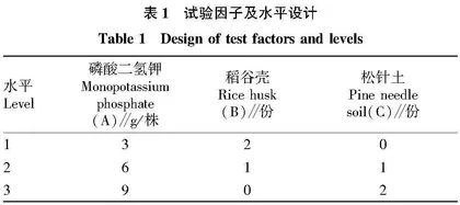 乳源木莲轻基质网袋育苗技术研究