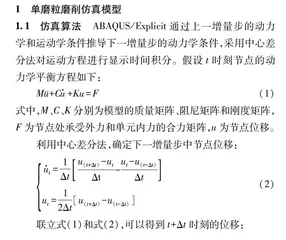 木材单磨粒砂带磨削机理研究