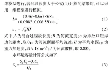 典型山区河流水环境承载力研究——以庆元县为例