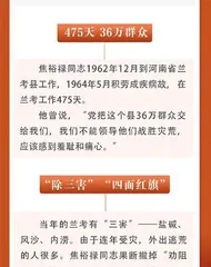 这些数字，读懂焦裕禄精神3