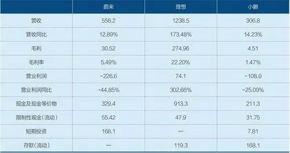“蔚小理”年报三味1