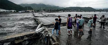 暴雨侵袭京津冀