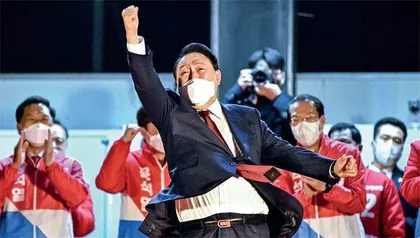 “局外人”尹锡悦出任韩国新总统