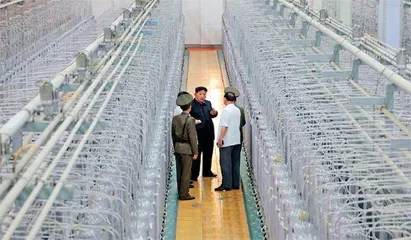 金正恩视察铀浓缩设施