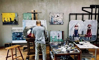 张晓刚:画画的卡夫卡1