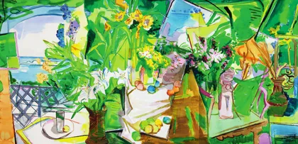 周刚水彩画里的“乾坤”