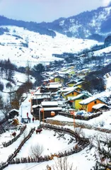 水墨雪村——吉林松岭