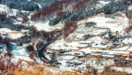 水墨雪村——吉林松岭1