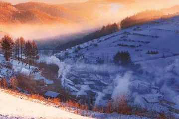 水墨雪村——吉林松岭5
