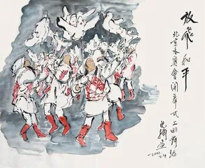 用画笔为北京冬奥喝彩