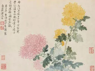 繁花的颜值巅峰,其实在恽寿平的画笔下2