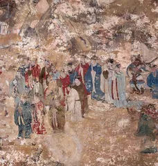 天贶殿壁画，尽传宋时神韵