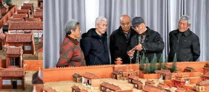 泥塑古旗城