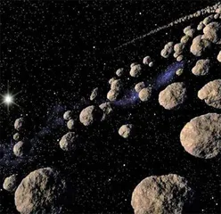 科学家在太阳系中，发现了古⽼含⽔⼩⾏星是地球⽣命的发源地？