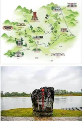 ⼴西红⾊地图1