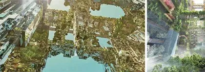 科幻之城?沙特计划建造⼀座⼀百七⼗公⾥⻓的“线性城市”7