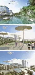 阳光朋克:可持续森林都市不⽌于幻想11