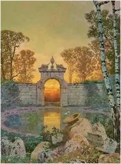 将建筑与风景结合在一起的诗意画家5