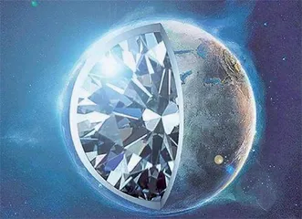 年迈恒星在核能耗尽冷却后会变成⼀颗“钻⽯星球”3